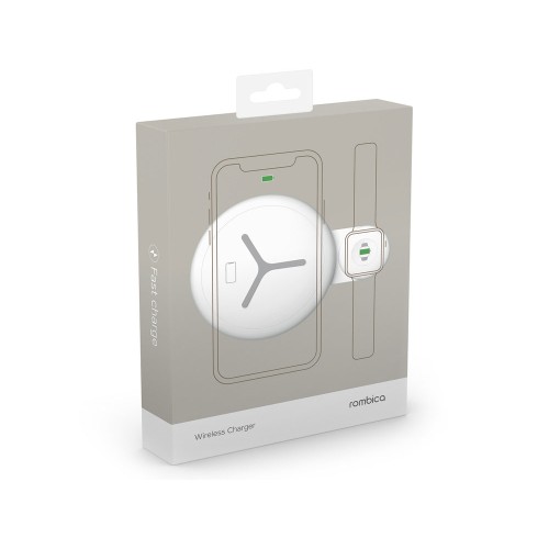Купить Зарядное устройство Rombica NEO Qwatch White с нанесением логотипа Купить Зарядное устройство Rombica NEO Qwatch White с нанесением логотипа