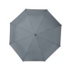 Купить 21-дюймовый зонт автомат Bo из переработанного ПЭТ-пластика, серый с нанесением логотипа