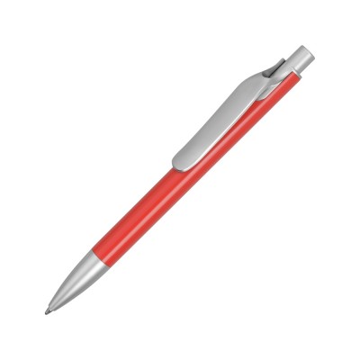 Купить Ручка металлическая шариковая Large, красный/серебристый с нанесением