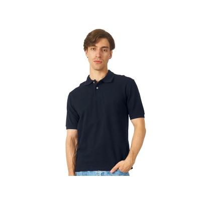 Купить Рубашка поло Boston 2.0 мужская, темно-синий с нанесением логотипа