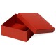 Купить Коробка подарочная Gem M, красный с нанесением логотипа
