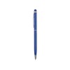 Купить Ручка-стилус металлическай шариковая Jucy, синий с нанесением логотипа