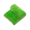 Купить Плед флисовый Copy, зеленый с нанесением логотипа