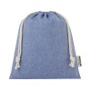 Купить Средняя подарочная сумка Pheebs объемом 1,5 л из хлопка плотностью 150 г/м2, синий с нанесением логотипа