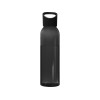 Купить Бутылка для воды Sky из переработанной пластмассы объемом 650 мл - Черный с нанесением логотипа