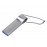 USB 3.0-флешка на 16 Гб с мини чипом, компактный дизайн, боковое отверстие для цепочки