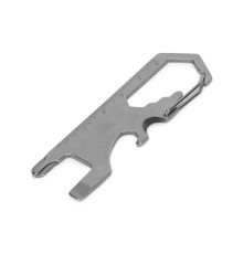 Мультиинструмент Carabiner, серебристый