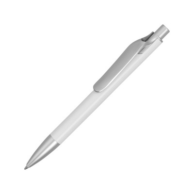 Купить Ручка металлическая шариковая Large, белый/серебристый с нанесением