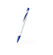 Ручка пластиковая шариковая CITIX, белый/королевский синий Ручка пластиковая шариковая CITIX, белый/королевский синий