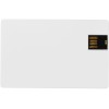 Купить Флеш-карта USB 2.0 16 Gb в виде пластиковой карты Card, белый с нанесением логотипа