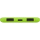 Купить Внешний аккумулятор Powerbank C1, 5000 mAh, зеленое яблоко с нанесением логотипа