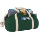 Купить Хлопковая сумка Barrel Duffel, зеленый/бежевый с нанесением логотипа
