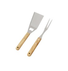 Набор BBQ Grill Master из двух приборов с деревянными ручками