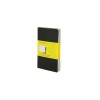 Купить Записная книжка Moleskine Cahier (в клетку, 3 шт.), Pocket (9х14см), черный с нанесением логотипа