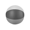 Купить Мяч надувной пляжный Trias, серый с нанесением логотипа
