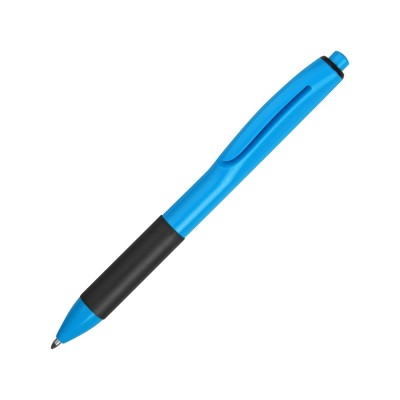 Купить Ручка пластиковая шариковая Band, голубой/черный с нанесением