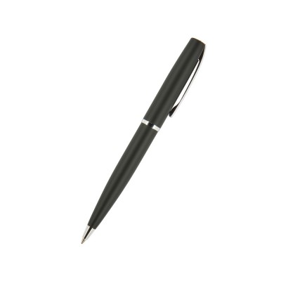 Купить Ручка Sienna шариковая автоматическая, черный металлический корпус, 1.0 мм, синяя с нанесением