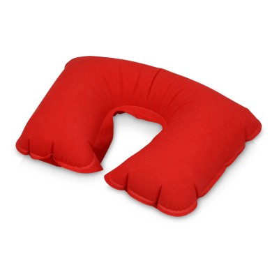 Купить Подушка надувная Сеньос, красный (Р) с нанесением логотипа