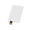 Купить Флеш-карта USB 2.0 16 Gb в виде пластиковой карты Card, белый с нанесением логотипа