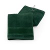 Купить GOLFI. Полотенце для гольфа из хлопка, Темно-зеленый с нанесением логотипа