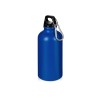 Купить Матовая спортивная бутылка Hip S с карабином и объемом 400 мл, синий с нанесением логотипа