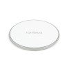 Купить Беспроводное зарядное устройство Rombica  NEO Core Quick c быстрой зарядкой, белый (с лого) с нанесением логотипа