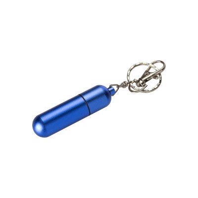 Купить USB-флешка на 512 Mb, синяя с нанесением