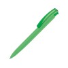 Купить Ручка шариковая трехгранная UMA TRINITY K transparent GUM, soft-touch, зеленое яблоко с нанесением логотипа