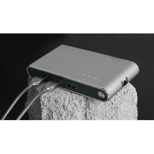 Купить Хаб USB Rombica Type-C Hermes Green с нанесением логотипа