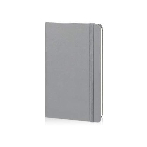 Купить Записная книжка Moleskine Classic (в линейку) в твердой обложке, Medium (11,5x18 см), серый с нанесением логотипа