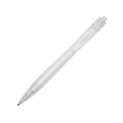 Купить Шариковая ручка Honua из переработанного ПЭТ, прозрачный/белый с нанесением логотипа