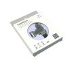 Купить USB-флешка на 128 Гб, интерфейс USB3.0, поворотный механизм,c дополнительными разъемами для I-phone Lightning и Micro USB,  полностью металлический корпус, серебро с нанесением логотипа