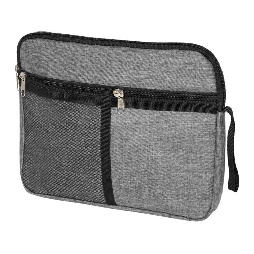 Купить Косметичка- несессер для туалетных принадлежностей Hoss, heather medium grey с нанесением логотипа