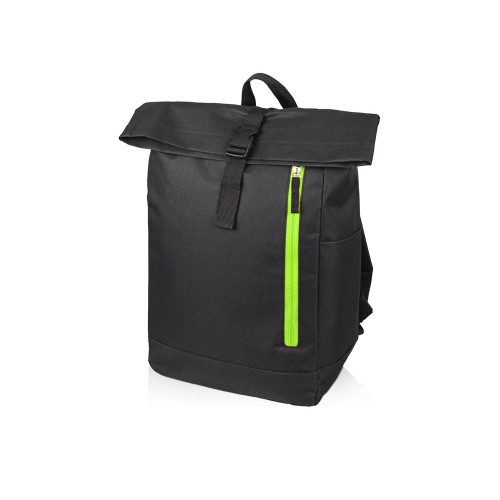 Купить Рюкзак Hisack, черный/зеленое яблоко с нанесением логотипа