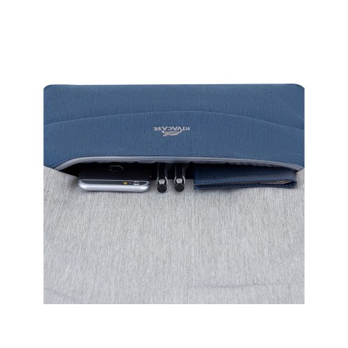 Купить RIVACASE 7562 grey/dark blue рюкзак для ноутбука 15.6'', серый/темно-синий с нанесением логотипа