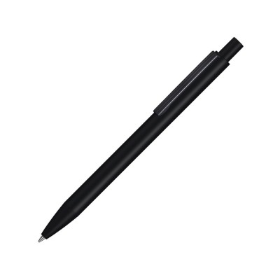 Купить Ручка шариковая металлическая Groove M, черный с нанесением логотипа