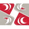 Купить Универсальный чехол 3122 для планшетов 7-8, красный-белый с нанесением логотипа