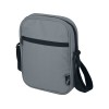 Купить Byron сумка через плечо из переработанных материалов по стандарту GRS объемом 2 л - Серый с нанесением логотипа