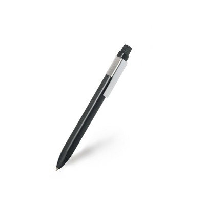 Купить Классическая Авт. шариковая ручка Click, 1,0 мм, черный с нанесением логотипа