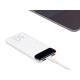 Купить RIVACASE VA2540 (10 000mAh), QC/PD 20W внешний аккумулятор с дисплеем, белый 12/48 с нанесением логотипа