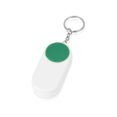 Купить Брелок-футляр для таблеток Pill, белый/зеленый с нанесением
