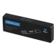 Купить USB 2.0- флешка на 32 Гб c подсветкой логотипа Hook LED, темно-серый, белая подсветка с нанесением логотипа