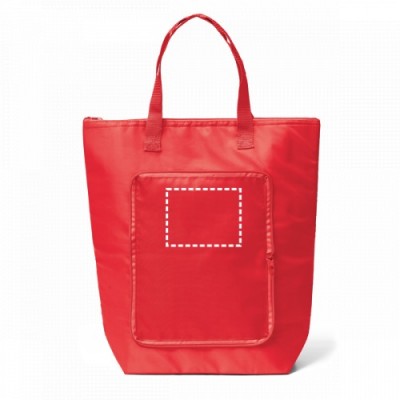 Купить MAYFAIR. Складная термоизолирующая сумка, Красный с нанесением