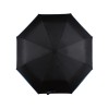 Купить Зонт складной Уоки, черный/синий (Р) с нанесением логотипа