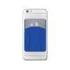 Купить Картхолдер для телефона с держателем Trighold, ярко-синий с нанесением логотипа
