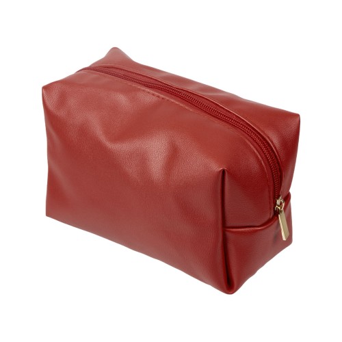 Купить Косметичка из эко-кожи Enio, красный с нанесением логотипа