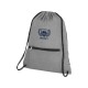 Купить Складной рюкзак со шнурком Hoss, heather medium grey с нанесением логотипа