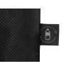Купить Сумка-шоппер Reviver из нетканого переработанного материала RPET, черный с нанесением логотипа
