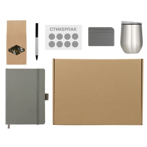 Купить Welcome pack Warm welcome, серый с нанесением логотипа