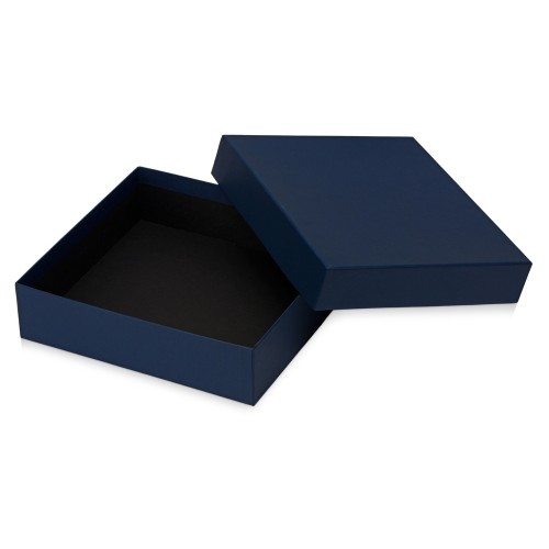Купить Подарочная коробка с эфалином Obsidian L 243 х 208 х 63, синий (P) с нанесением логотипа